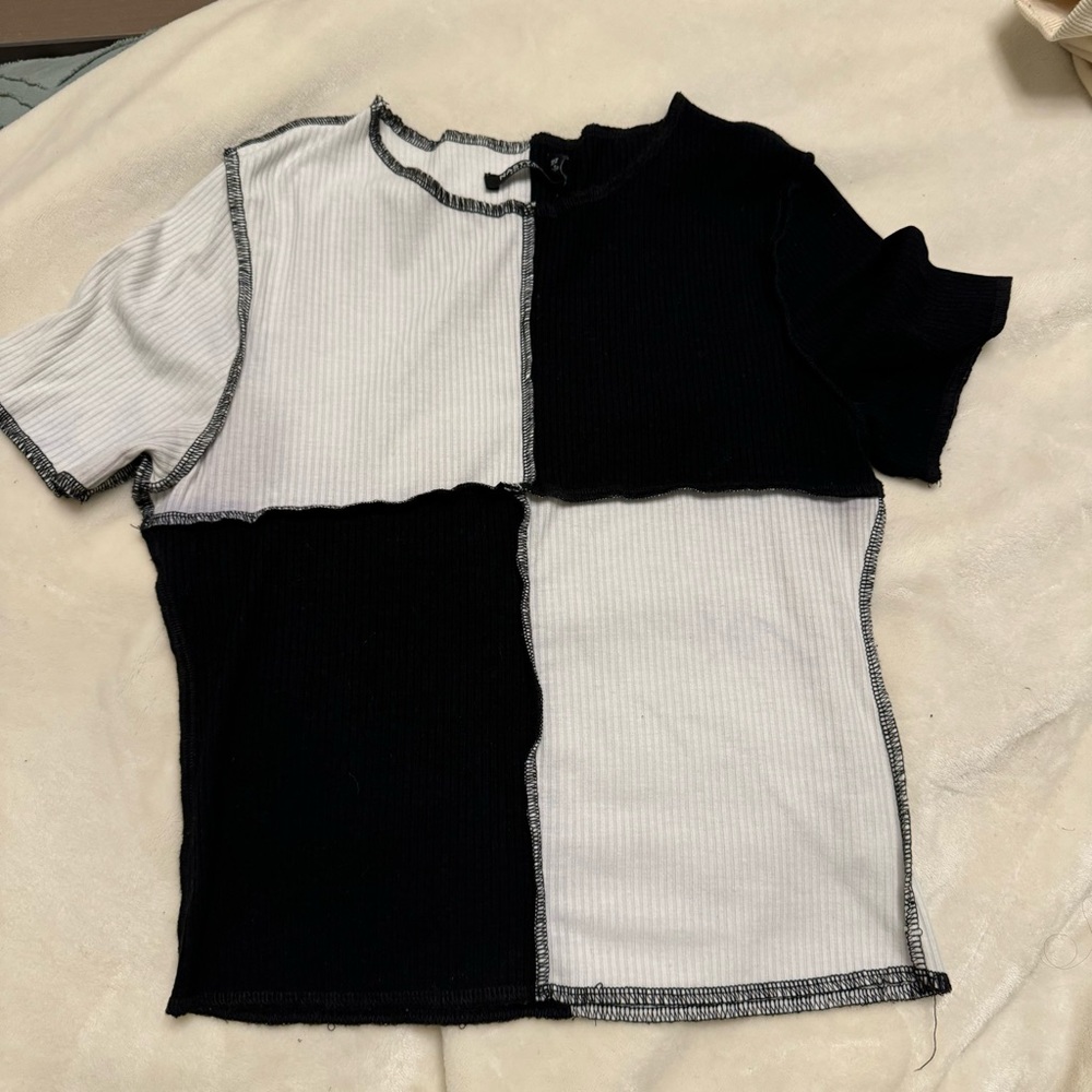nasty gal color block t shirt